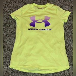 Girls Under Armour Dri Fit T-Shirt